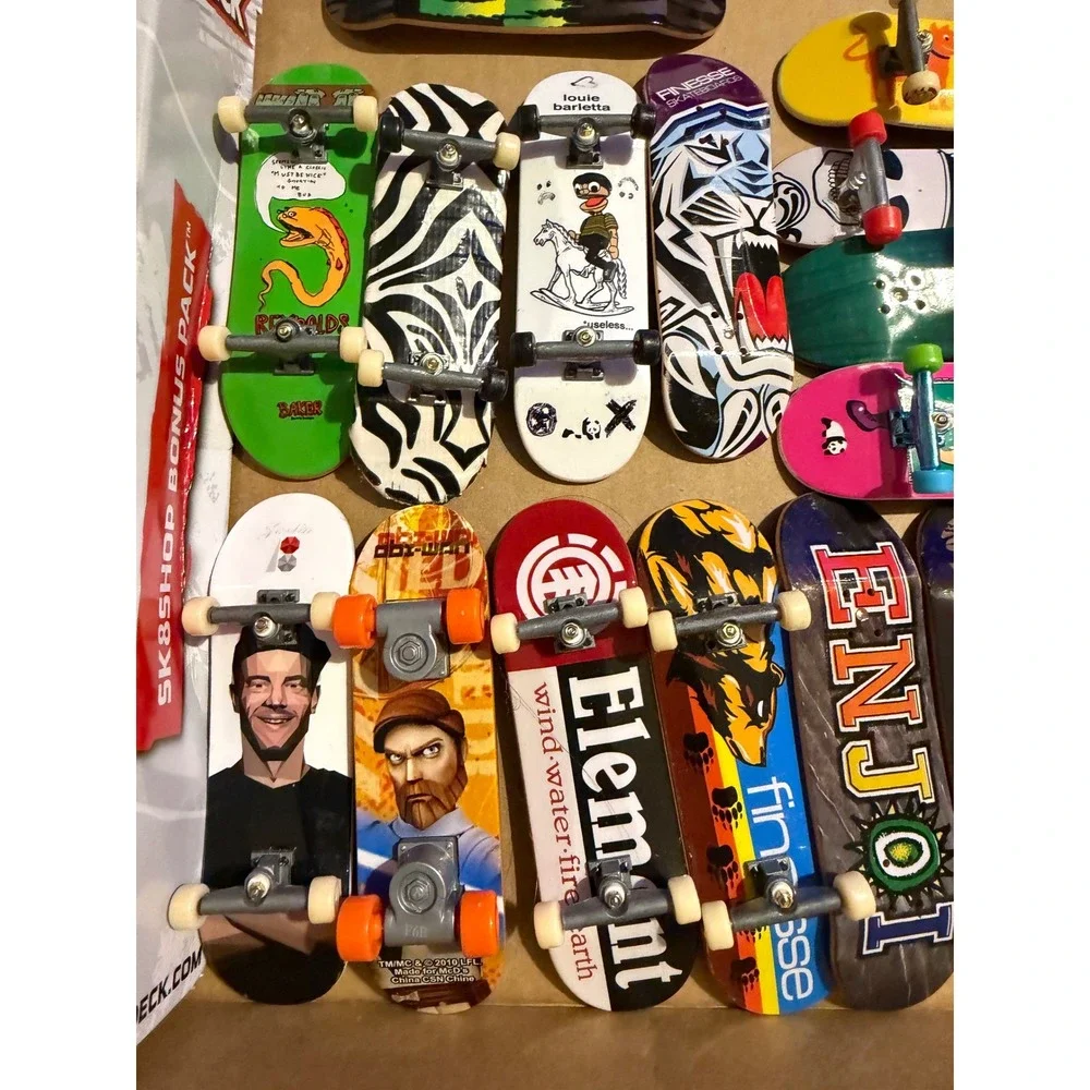 Tech Deck Fingerboard Lot Enjoi Element Blind Primitive Sk8Shop Bonus Pack Ramp